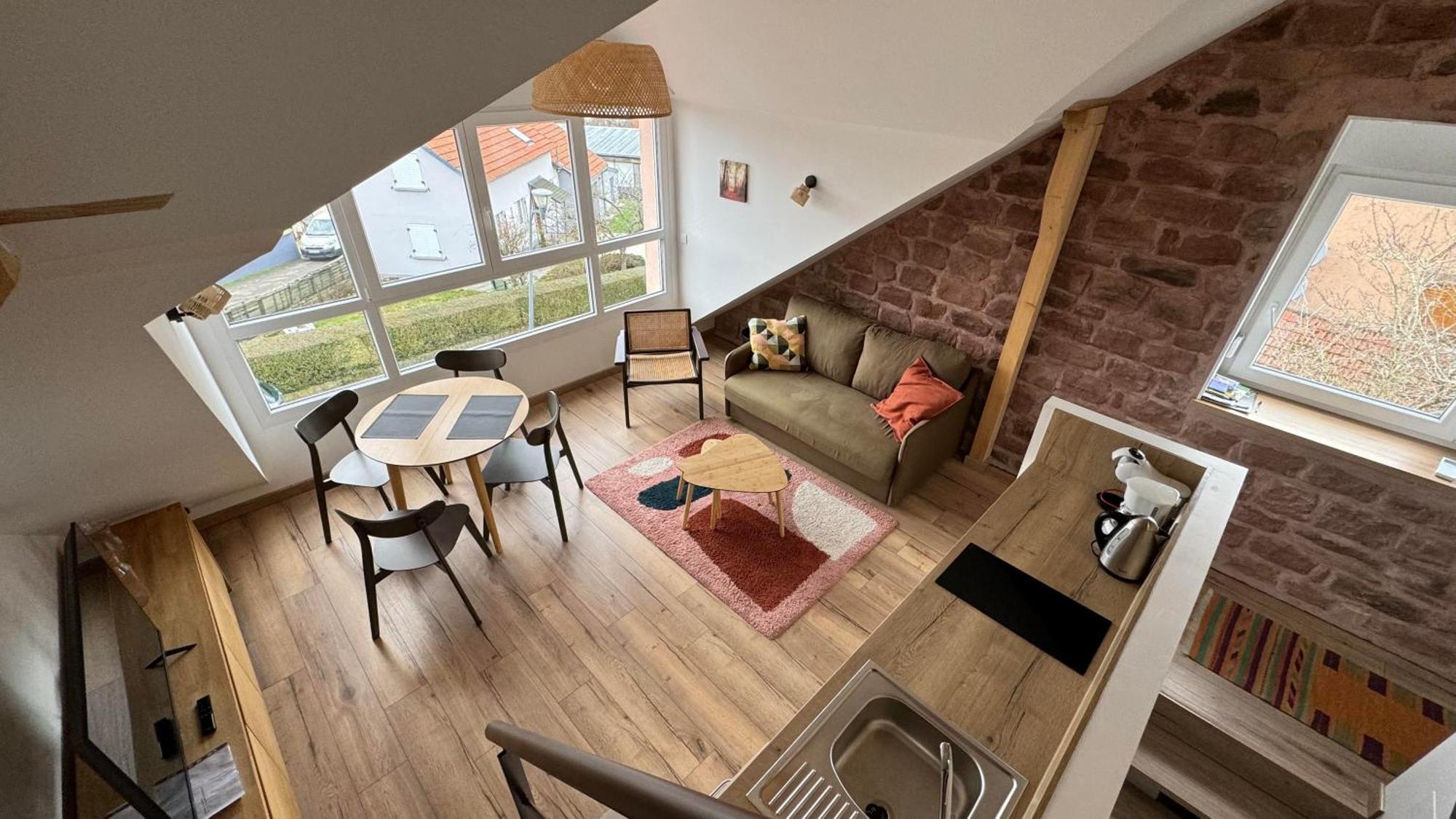 Le Pommier - Appt Avec Jardin Partage Lägenhet Puberg Exteriör bild